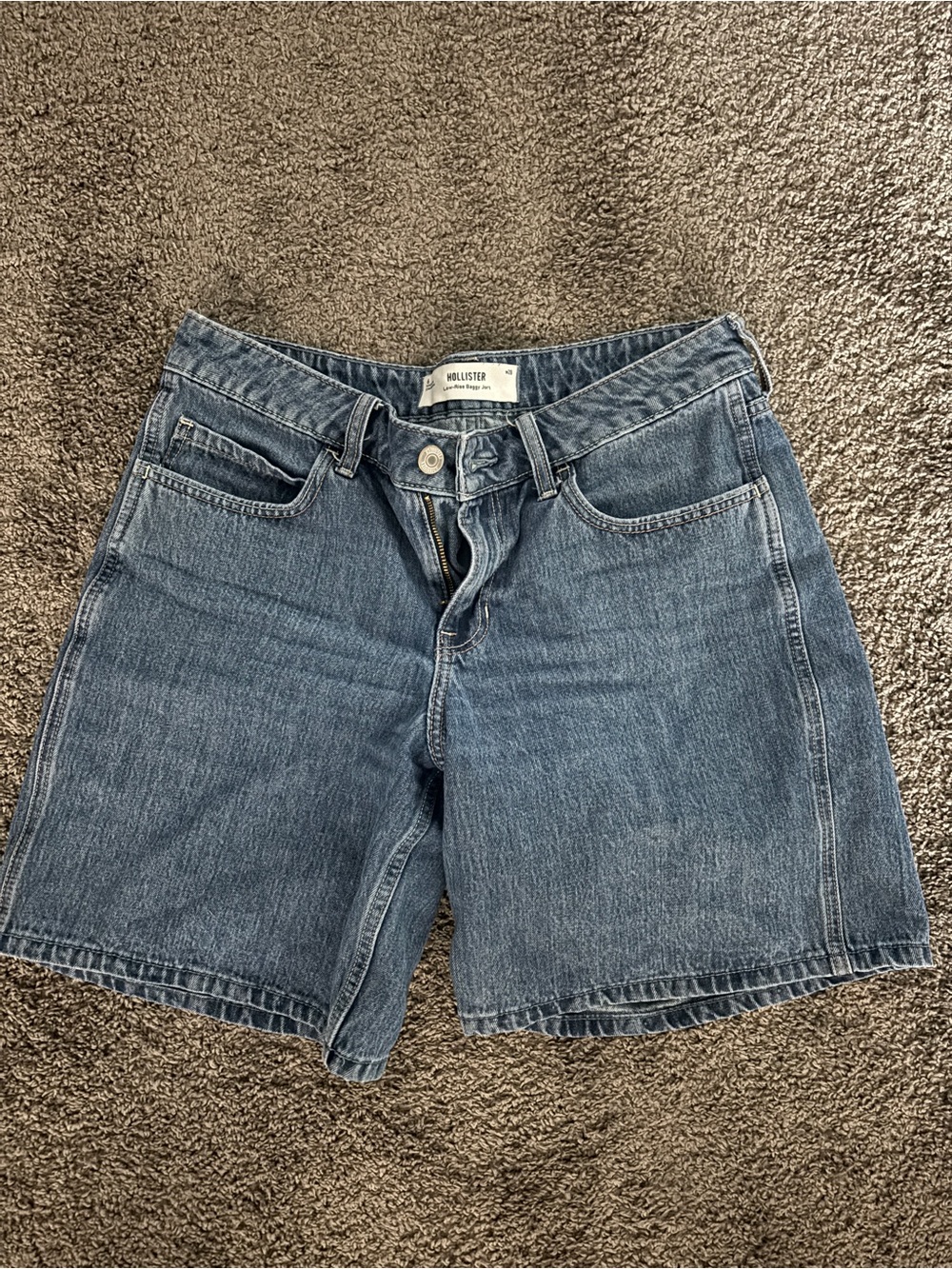 Hollister Women's Medium Blue Denim Cutoff Shorts